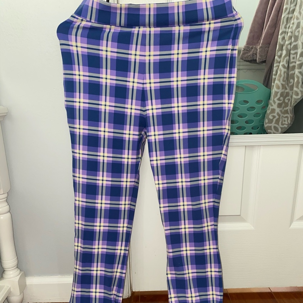 Dolls Kill Delia’s Plaid Print Flared Pants
